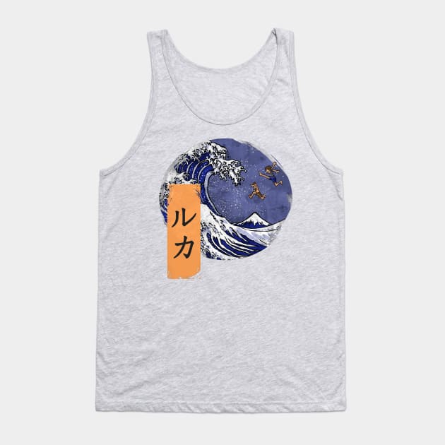 The Wave of Ruka Tank Top by ManuLuce